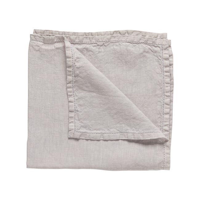 Tøyserviett Luisa 100% lin, Cloud Grey
