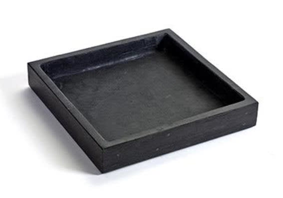 Serveringsbrett i marmor 310x310x50, Sort