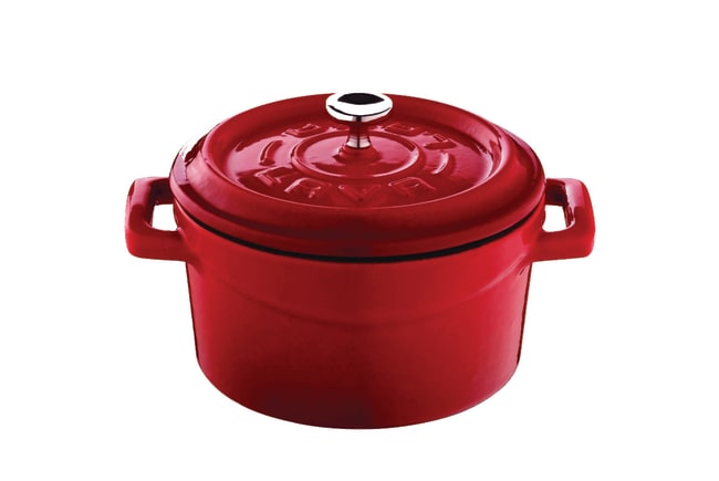 Støpejern MINI rund Ø:100mm/35cl, RØD