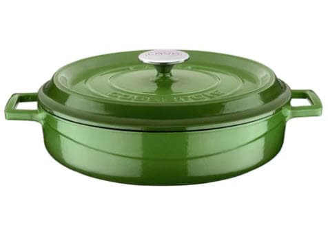 Støpejern multi rund Ø:280/3,4ltr, GRØNN