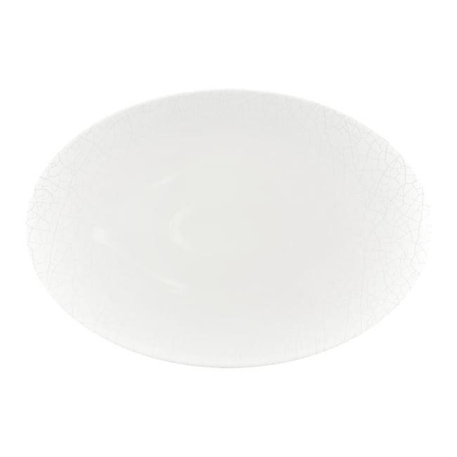 Tallerken oval coupe 33x23cm SMART, Cru