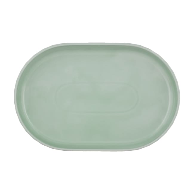 Tallerken oval coupe 24x16cm EDGE, Sea