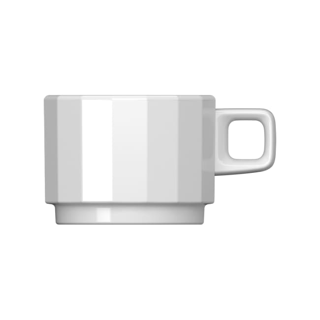 Kopp stablebar 9cl EDGE, Hvit