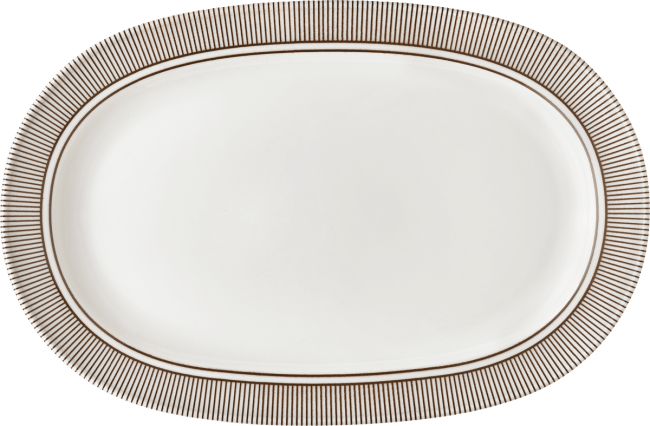 Oval tallerken 38x26cm, MOMENTS