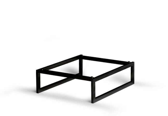 Stativ til FLOW trekasser GN1/2 lav, Sort