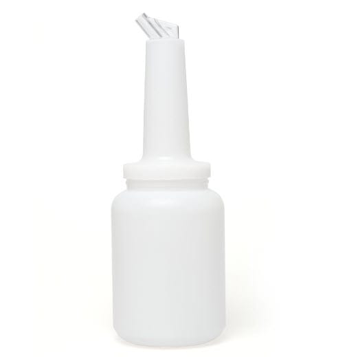 Skjenkeflaske hvit, 1liter
