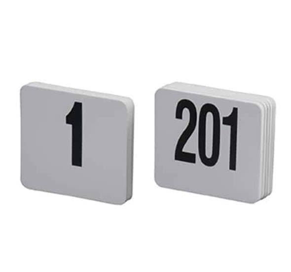 Nummerskilt 1-50 hardplast 10x10cm