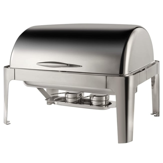 Chafing Dish GN1/1 med rolltopp lokk, Rustfritt
