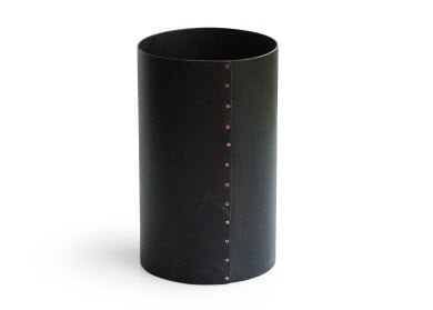 Kurv i finér Ø:122/H:200mm CRASTER SHAKER, Sort