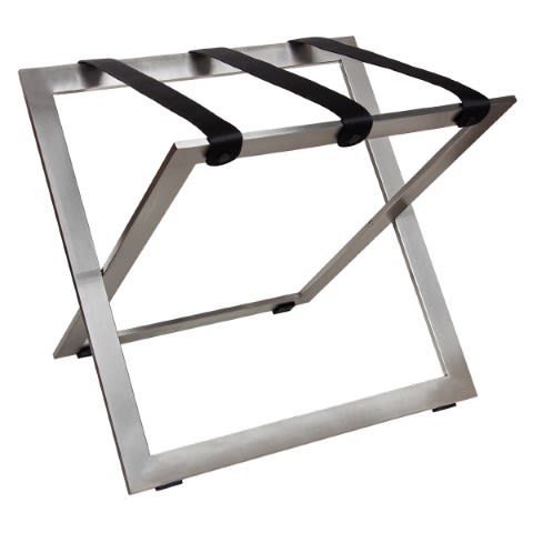 Bagasjestativ rustfritt m nylon reimer