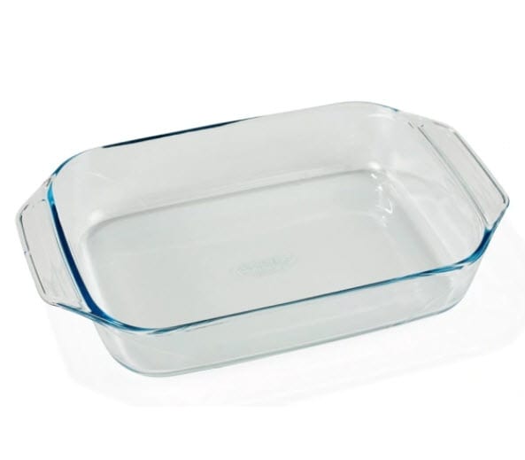 Ildfast fat i glass 390x280x70mm 4ltr