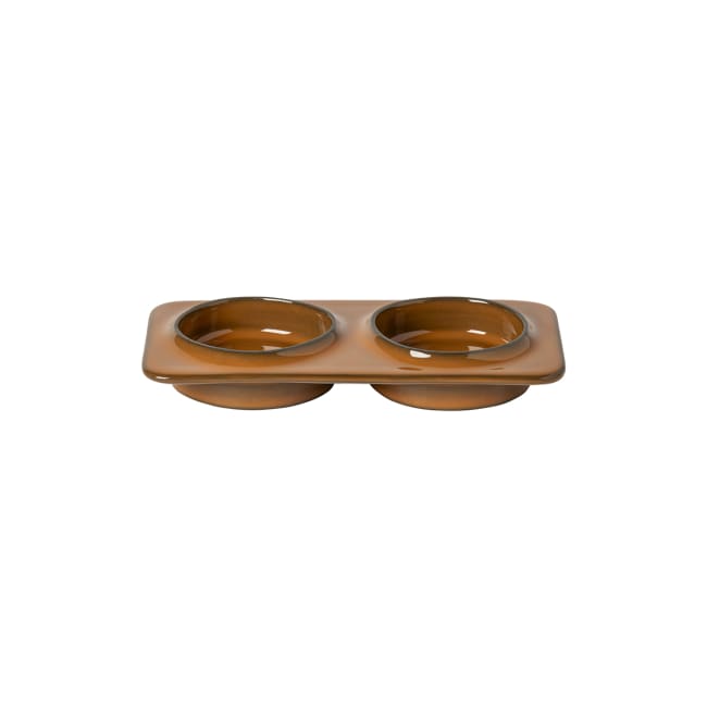 Tallerken med 2 rom 19x10cm AMBAR, Caram