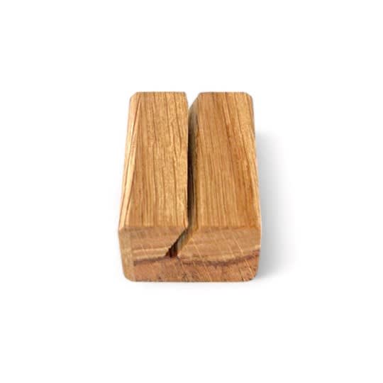 Menyholder i eik, 40x30x21mm
