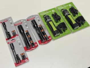 Posten unbenutzter  Taschenlampen
