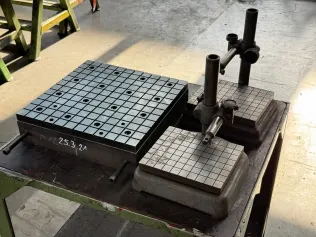 Grid Clamping Plate + Measuring Tables