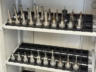 30 pcs. HSK-A63 tool holders with tools