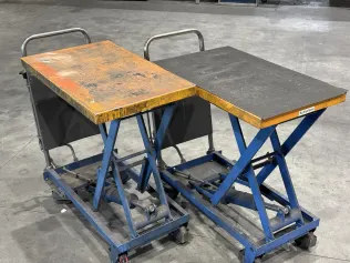 2 Scissor Lift Tables