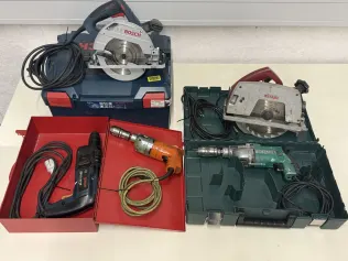 Lot of Electric Hand Tools