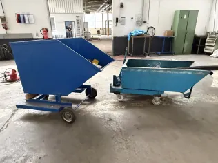 Rollbare Kippbehölter