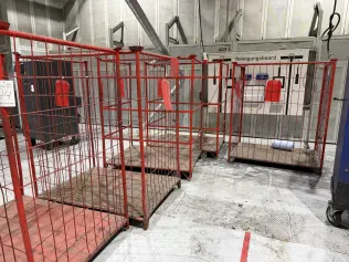 Mesh Roll Container