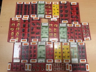 Lot of cutting inserts