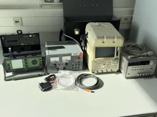 Lot of testing devices + measuring devices