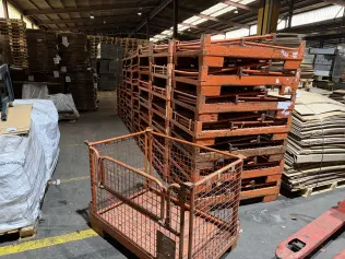 Hesonwerk faltbare Gitterbehälter