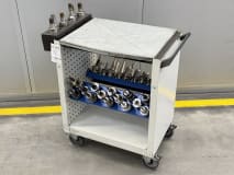 34 pcs. HSK-A63 tool holders with tools - Image 1