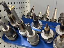 34 pcs. HSK-A63 tool holders with tools - Image 6