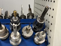 34 pcs. HSK-A63 tool holders with tools - Image 9