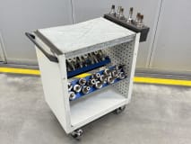 34 pcs. HSK-A63 tool holders with tools - Image 11