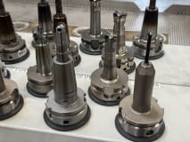 30 pcs. HSK-A63 tool holders with tools - Image 23