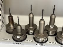 34 pcs. HSK-A63 tool holders with tools - Image 3
