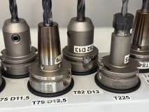 34 pcs. HSK-A63 tool holders with tools - Image 10