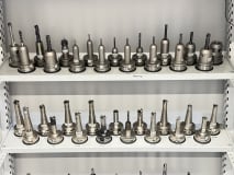 34 pcs. HSK-A63 tool holders with tools - Image 1