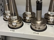 34 pcs. HSK-A63 tool holders with tools - Image 23