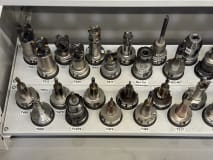 34 pcs. HSK-A63 tool holders with tools - Image 2