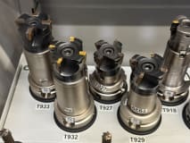 34 pcs. HSK-A63 tool holders with tools - Image 4