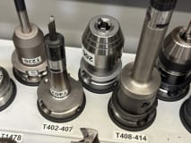 34 pcs. HSK-A63 tool holders with tools - Image 11
