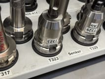 34 pcs. HSK-A63 tool holders with tools - Image 21