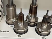32 pcs. HSK-A63 tool holders with tools - Image 31