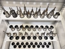 32 pcs. HSK-A63 tool holders with tools - Image 4