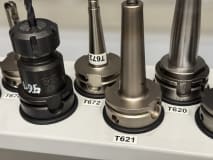 32 pcs. HSK-A63 tool holders with tools - Image 9