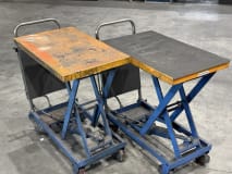 2 Scissor Lift Tables - Image 1
