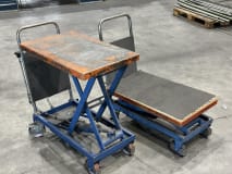 2 Scissor Lift Tables - Image 1
