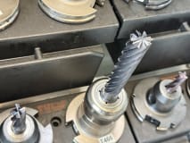 16 pcs. SK50 tool holders with tools - Image 15