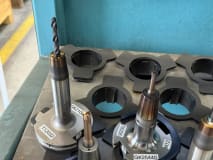25 pcs. SK50 tool holders with tools - Image 16