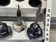 18 Stk. SK50 Werkzeugaufnahmen mit Werkzeugen - Image 12