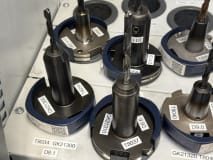 34 pcs. SK50 tool holders with tools - Image 18