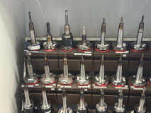 24 pcs. SK50 tool holders with tools - Image 5